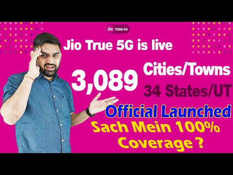 Jio Official Launched Jio True 5G in 3089 Total No Of Cities | Jio 5G Launch 3089 Cities in India |