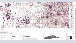 Teaching with Business Analyst Web App:  Bivariate mapping and analysis.   Part 2 of 9