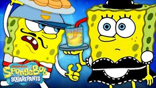 Every Time SpongeBob Didn't Work at the Krusty Krab | SpongeBob