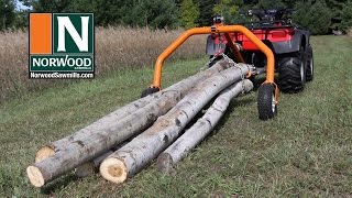 Norwood Log Skidding Arches & Winches - SkidWinch, SkidMate, SkidLite & LogHog - For ATVs & tractors