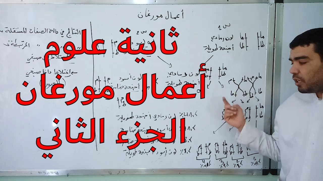 حصة خاصة: أعمال مورغان الإلقاح التراجعي (الجزء الثاني)