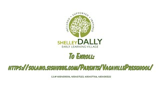Vacaville Unified School District Preschool Enrollment