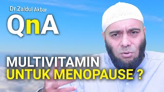 Multivitamin Untuk Menopause ?? - dr. Zaidul Akbar