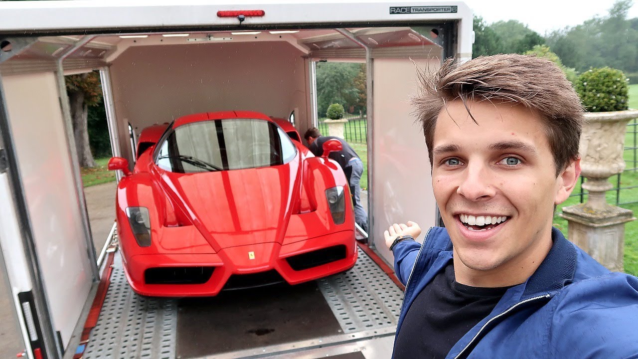 Taking Delivery Of His 2 000 000 Ferrari Enzo Youtube