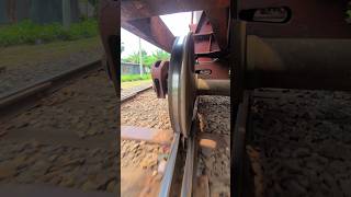 The BTO wheel crossed the railway line #train #train #railtrack #bangladeshrailway #automobile #rail