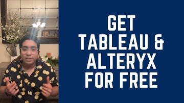 FREE Tableau and Alteryx Licenses for Students | DataWithLuis