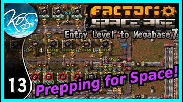 Factorio Entry Level to Megabase 7, Ep 13 Building Up Space Stuff (Space Age DLC)