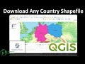 How to Export Administrative Boundary (Country Level) | Use Google Earth Engine in QGIS