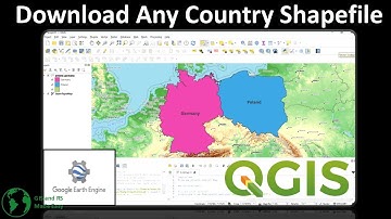 Export Country Shapefile in QGIS Using Google Earth Engine | Step-by-Step Tutorial