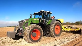 Fendt 942 Vario TMS - testy z broną Bednar Swifterdisc xo 6000F. Fajny byczek 16,5t - 415 koni