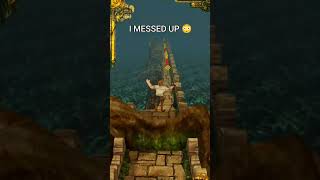 I Messed Up 😳 | Temple Run #shorts #templerun#templerunshorts#mobilegaming#gaming#oldgames