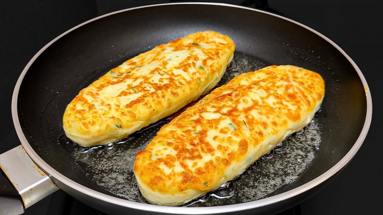 Смешать картофель и яйца! Идеальный рецепт картофеля на ужин! Ужин за 10 минут!