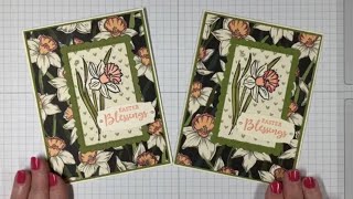 Stampin' Up! DAFFODIL DAYDREAM Easter Card Class Project 2