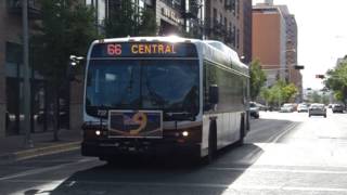 ABQ RIDE New Flyer DE40LFR Bus 737 on the 66 central bus