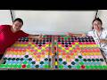 Puzzle sorting ball game challenging game board 10x12