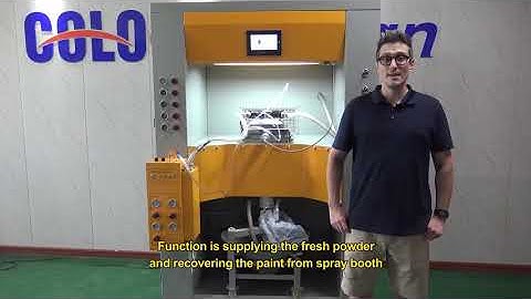 CL-6200 powder coating center for fast color change