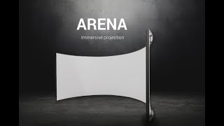 Arena -The Screenline Cylindrical Screen For Total Immersion Projections.
