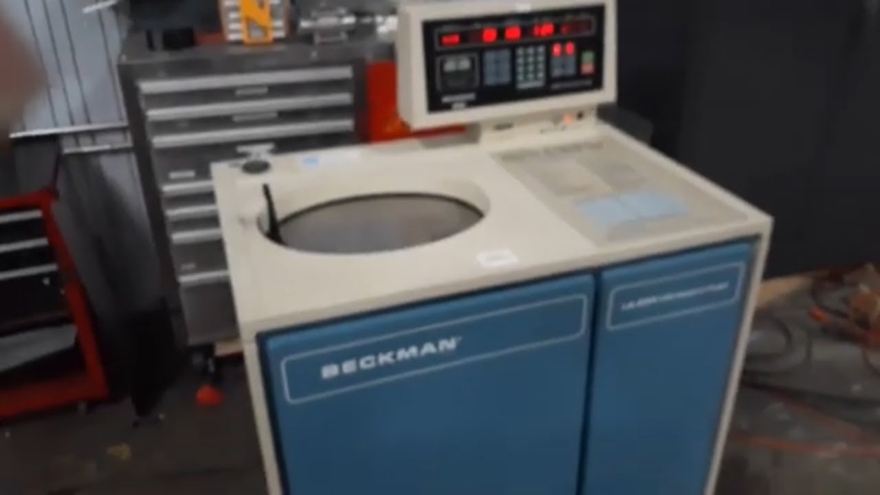 Beckman L880MR Ultracentrifuge YouTube