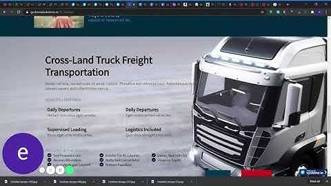 Systeme Transport and Logistics Website Template Demo