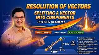 Five NMDCAT physics repeat McQ with answer about resolution of vector😱💯|shahzeb physics academy 