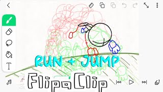 Flipaclip - Still practicing the basic movements of an animation, until I get used to it