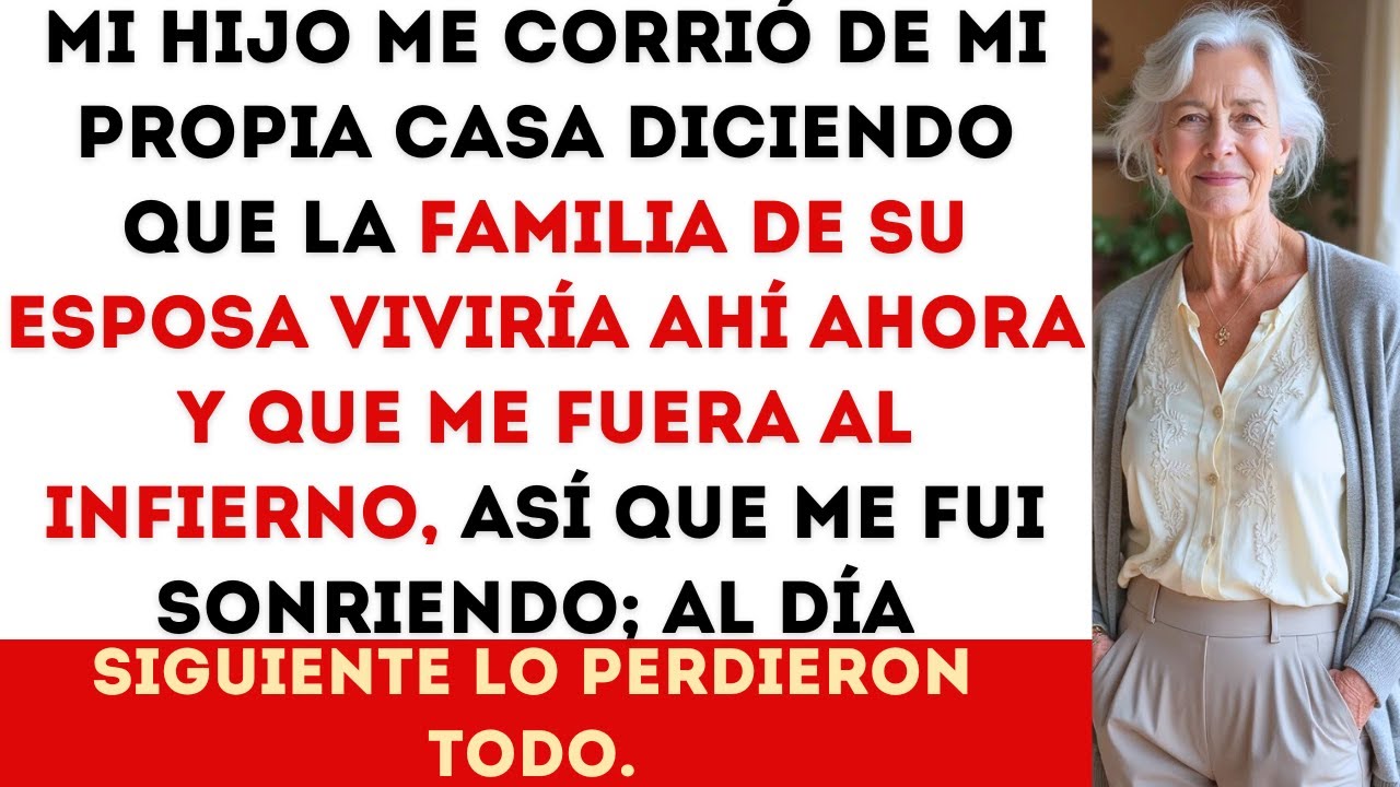 «La familia de mi esposa vivirá aquí ahora», dijo mi hijo — así que me fui, pero al día siguiente…