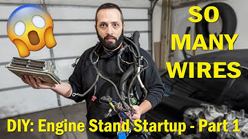 DIY: LS Engine Stand Startup - Part 1 - Tearing Down the Wire Harness for a Standalone Conversion