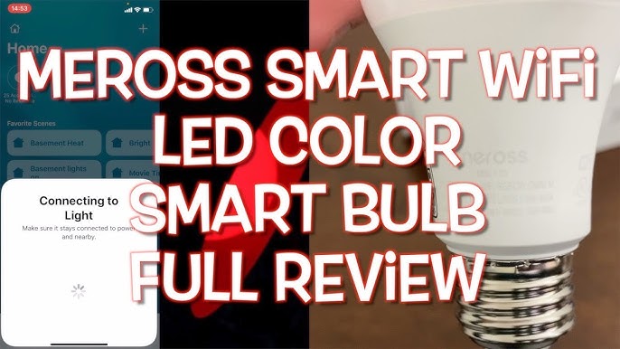 Meross MSL120 Smart Wifi LED Bulb 