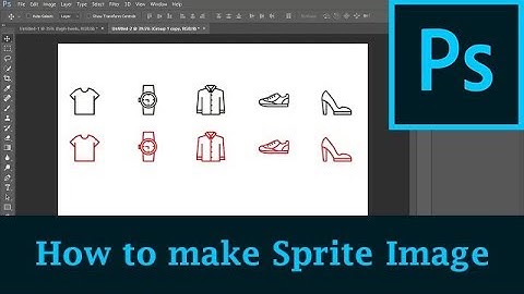 How to make Sprite image in photoshop easy
