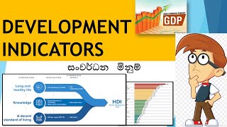 What are the Development Indicators | Development index | Human Development index සංවර්ධන මිනුම්