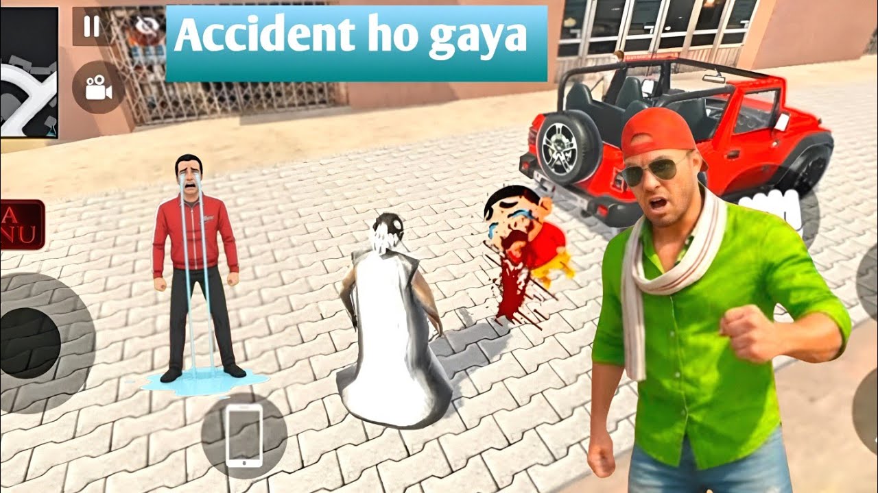 Shinchan Ke Sath Accident Ho Gaya😥Indian Theft Auto Simulator🙄इंडियन बाइक वीडियो@gaming01-j6o
