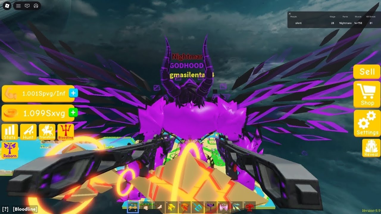 Buying Stage 28 in No Limit Lifting Simulator 