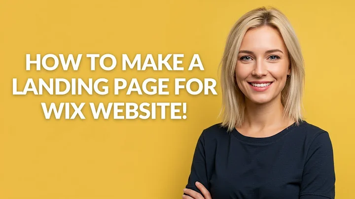 HOW TO MAKE A LANDING PAGE FOR WIX WEBSITE! - Julia'sTutorials