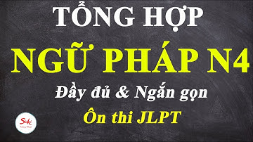 TỔNG HỢP NGỮ PHÁP N4 ĐẦY ĐỦ VÀ NGẮN GỌN