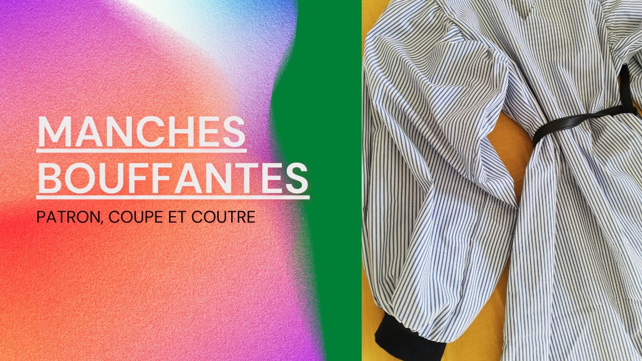 astuces couture; comment couper et coudre une manche bouffante sans patron