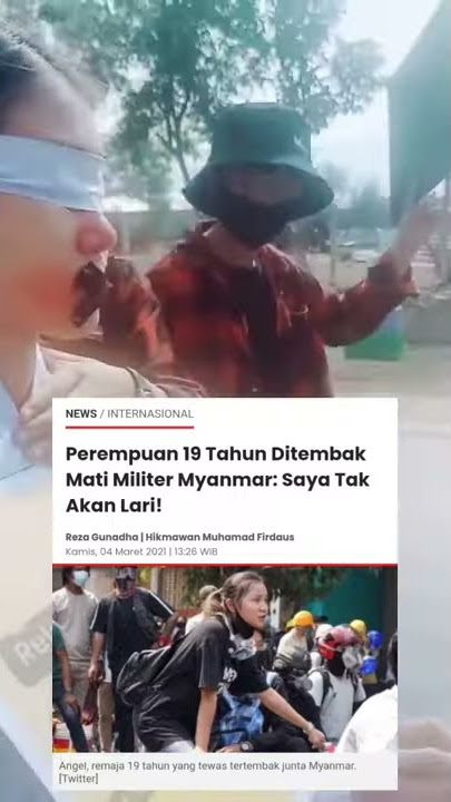 KEPALANYA DITEMBAK??! -Angel Gadis Remaja Yang Ditembak Dikepalanya Saat Demo Myanmar