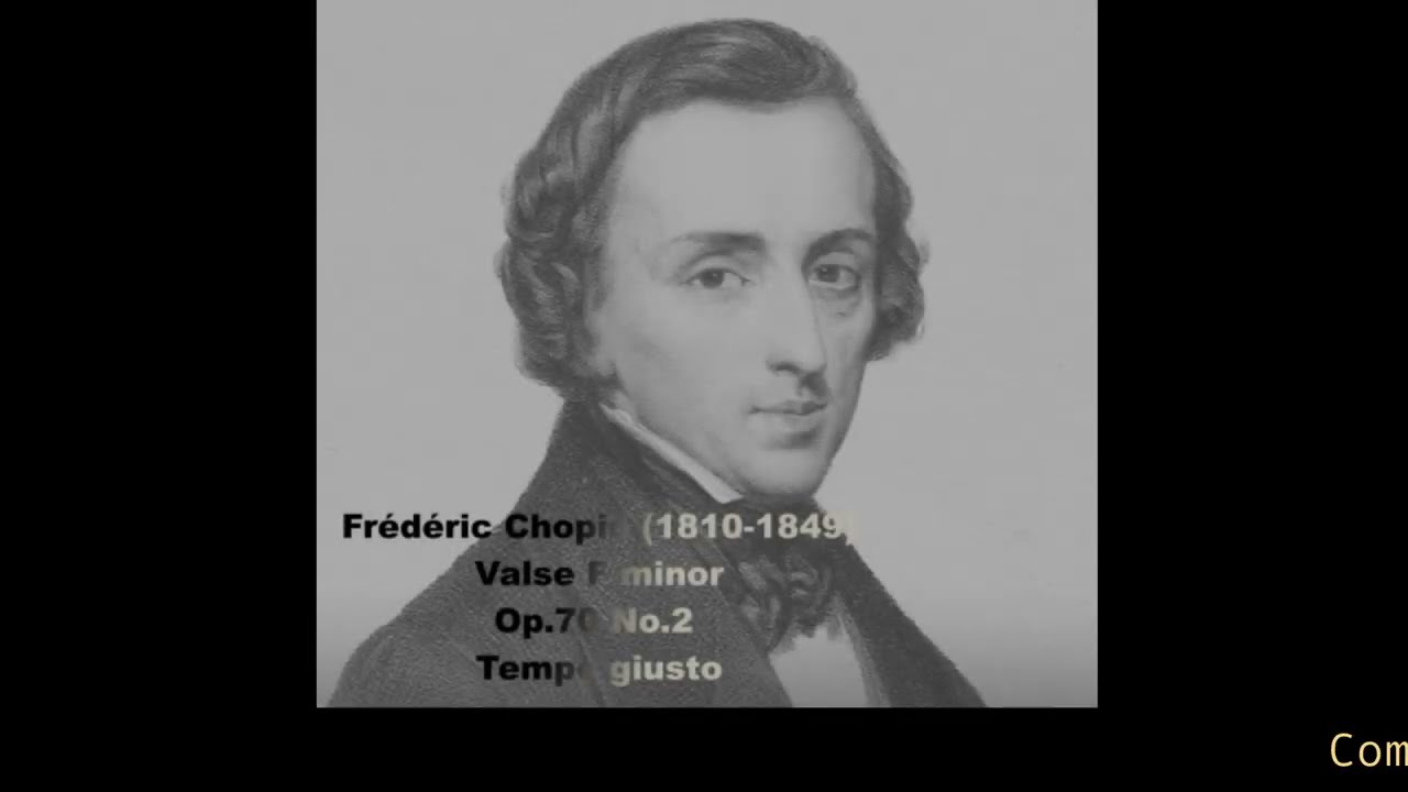 Frédéric Chopin Valse F Minor Op.70 No.2 Historical Tempo