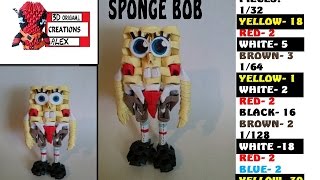 HOW TO MAKE 3D ORIGAMI MINI SPONGE BOB TUTORIAL || DIY 3D ORIGAMI MINI SPONGE BOB TUTORIAL