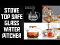 Stove top cnglass water pitcher  product review  slonmall stove top glass teapot nacreationsusa