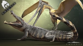 The Isle Evrima - Update 3 Deinosuchus and Pteranodon Showcase HAPPY 2021 Yall!!