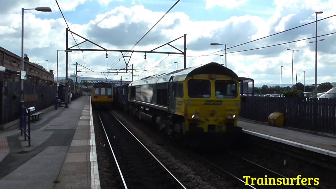Freightliner Class 66 No. 66524 on 6F33 Bredbury - Runcorn FL @ Guide Bridge on 10.08.16 - HD - YouTube