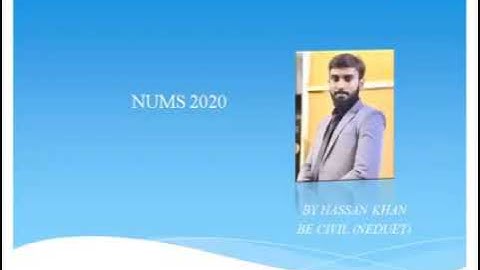 NUMS PHYSICS PORTION SOLUTION 2020 PAPER|NUMS PAST PAPER 2020|NMDCAT|NTS|PMC|NUMS.2021 TEST PREP