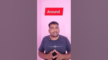 difference between round and around. #conjunction#vocabulary #improveyourenglish #short#viral