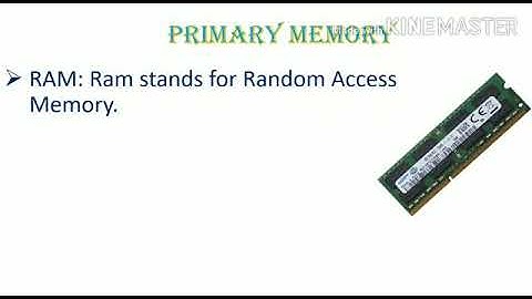 4 std primary memory