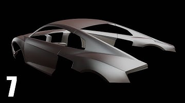 Blender 2.90 Car Modeling - Part 7 Finishing The Rear Fenders