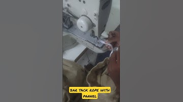 bar tack rope with pannel