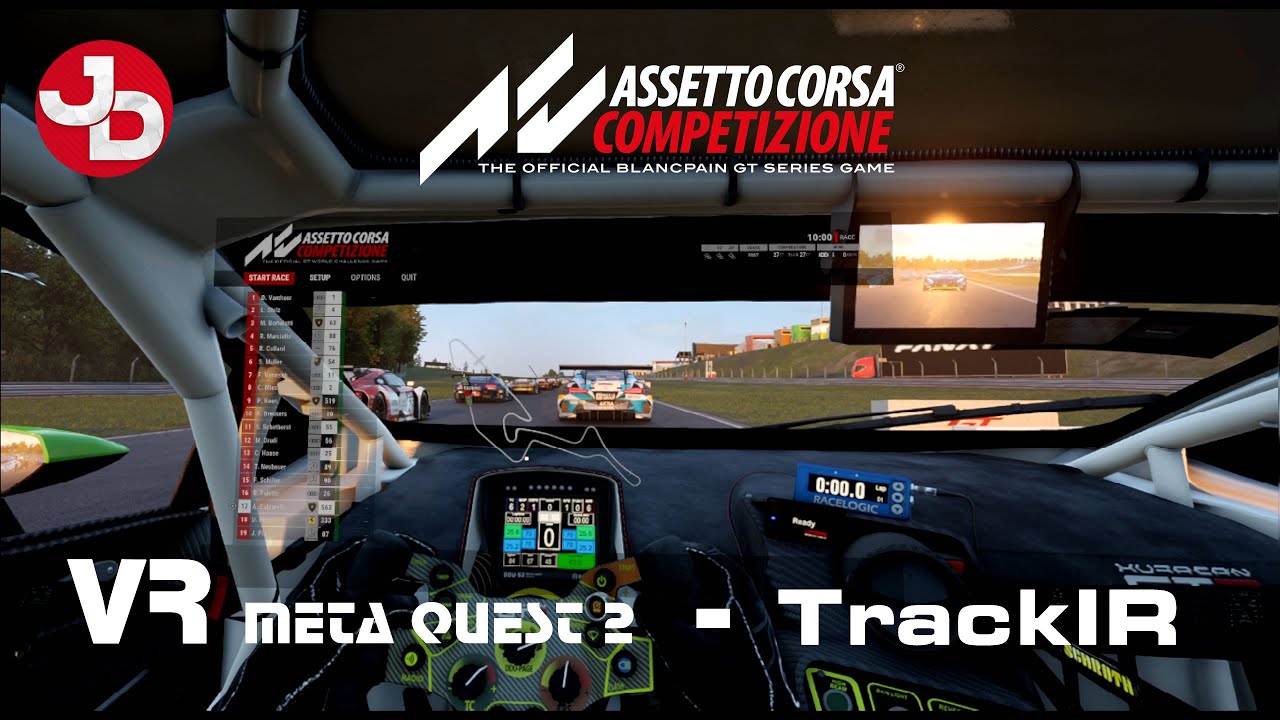 My VR & TrackIR experience on Assetto Corsa Competizione YouTube
