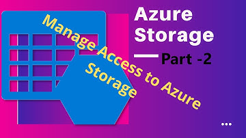 Manage Azure Storage Access Demo - Part 2 using stored access policies
