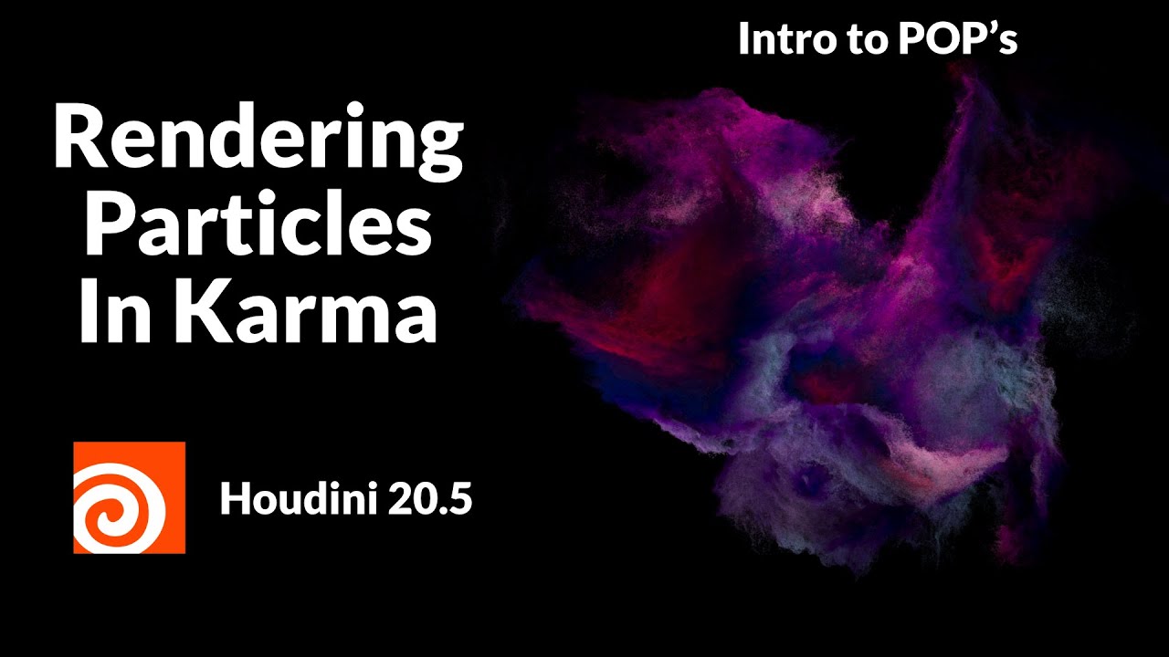 Rendering Particles in Karma | Intro to POP's | Houdini 20.5 - YouTube