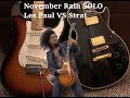 Guns N Roses November Rain solo Gibson Les Paul Custom and Fender Strat